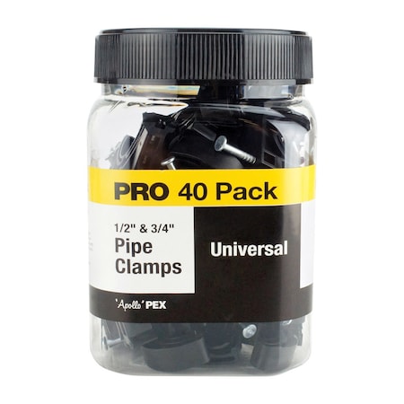 Apollo Apollo PEX Plastic Pipe Clamps, PK40 APXTALON40JR